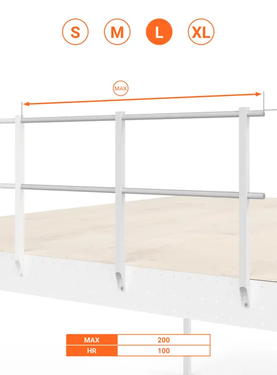 BALAUSTRA ALTEZZA cm 100