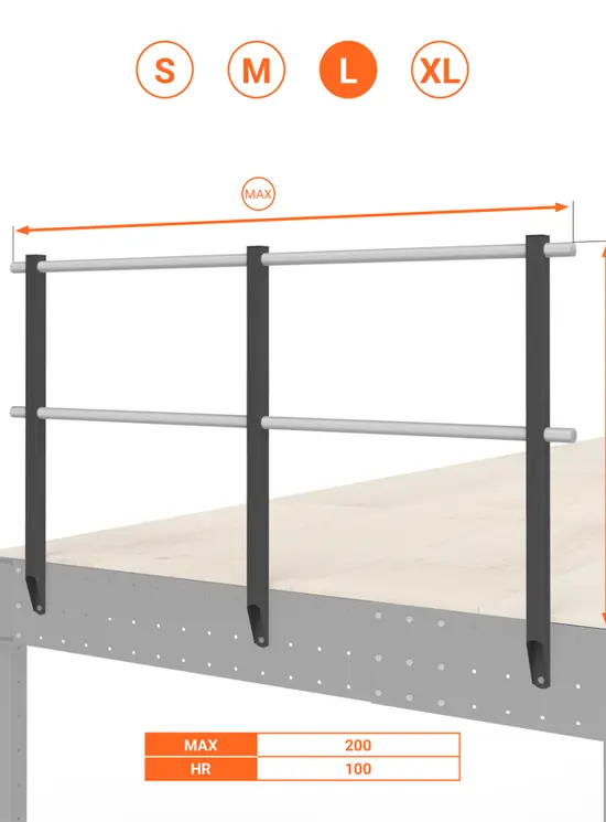 BALAUSTRA ALTEZZA cm 100