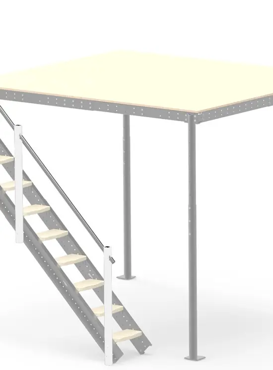SOPPALCO IN ACCIAIO TS8 LOFTBED