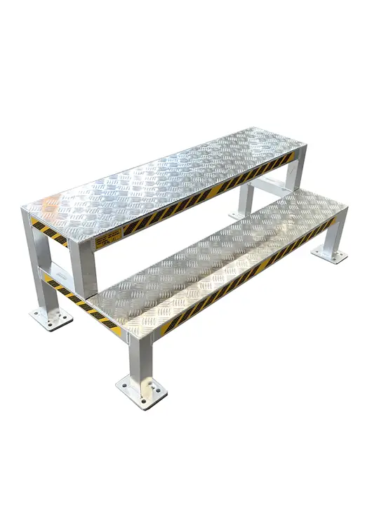 Pedana con fissaggio a terra per macchinari 