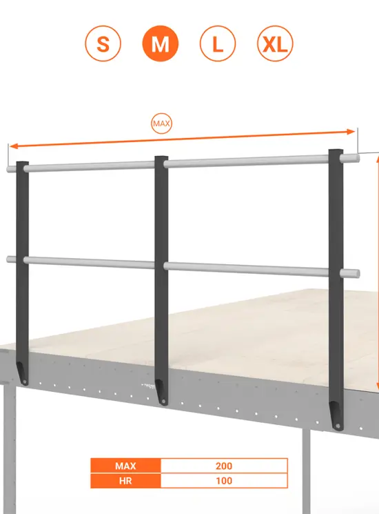 BALAUSTRA ALTEZZA cm 100