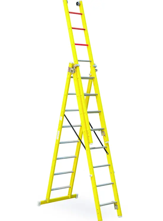V3FTR Scala a 3 tronchi 100% vetroresina