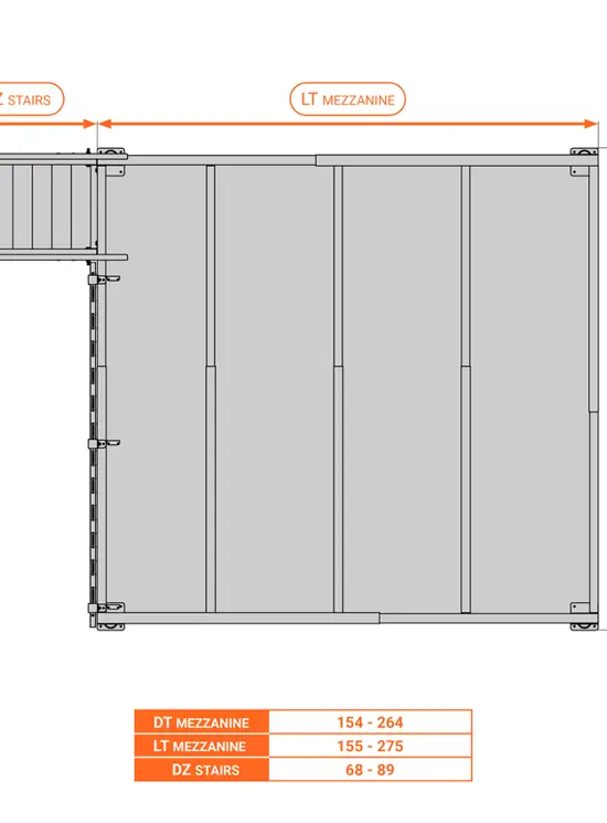 SOPPALCO IN ACCIAIO TS8 SCALA LEGNO