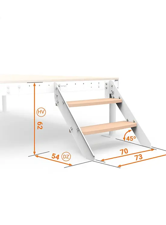 SOPPALCO IN ACCIAIO TS8 MINI BIANCO