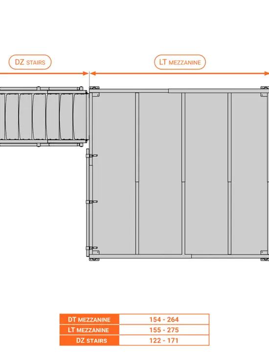 SOPPALCO IN ACCIAIO TS8 SCALA COMODA