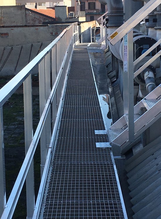 Passerelle per tetti e coperture