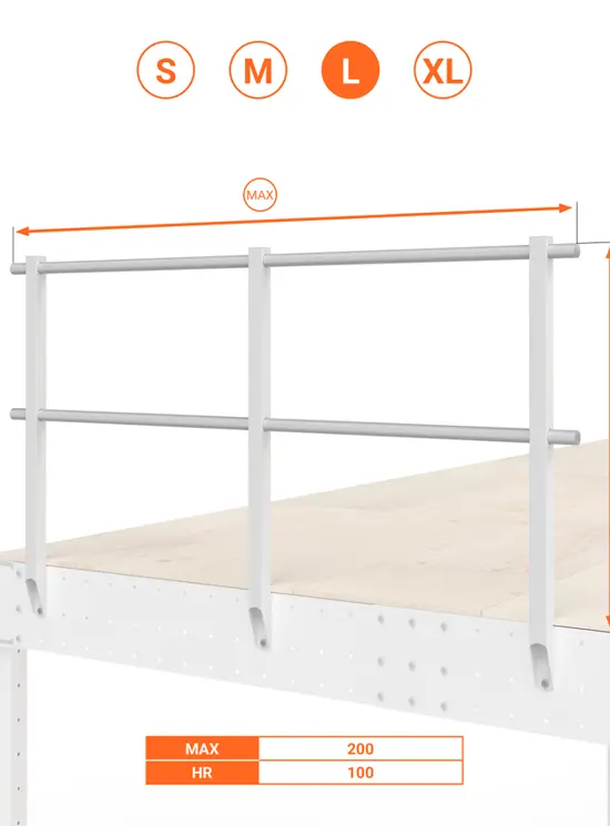 BALAUSTRA ALTEZZA cm 100