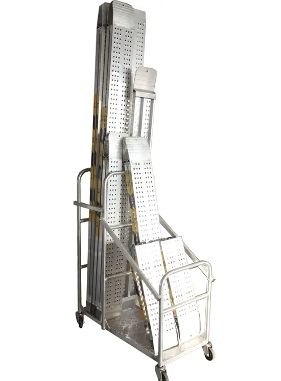 Espositore per rampe leggere