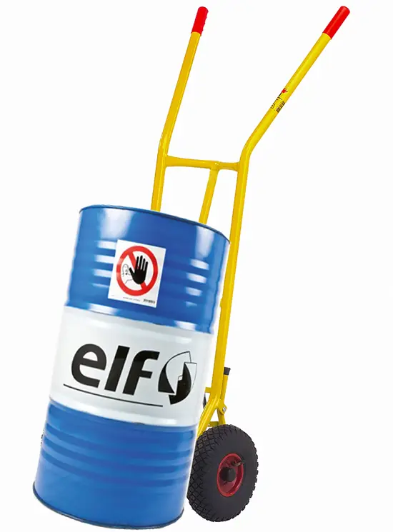 Carrello ergonomico leggero per bidoni 