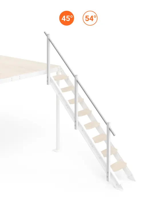 Scala Laterale da 45° a 63°