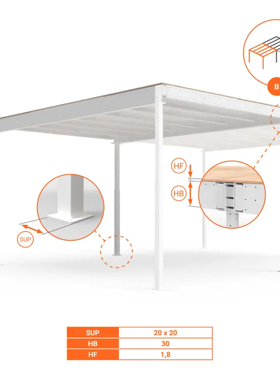 SOPPALCO IN ACCIAIO TL20