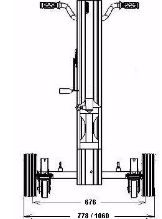 Sollevatore manuale leggero BD1