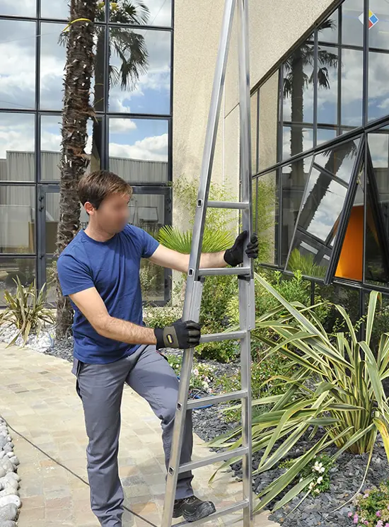 Scala per lavaggio vetri