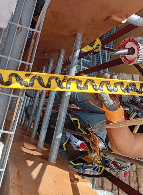 Coperture antiscivolo per pioli di scale fisse