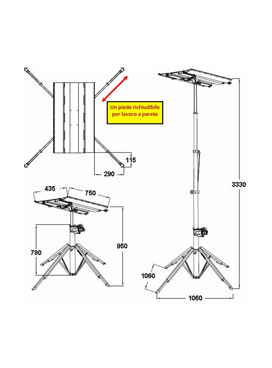 Sollevatore Hoist Elettrico 340