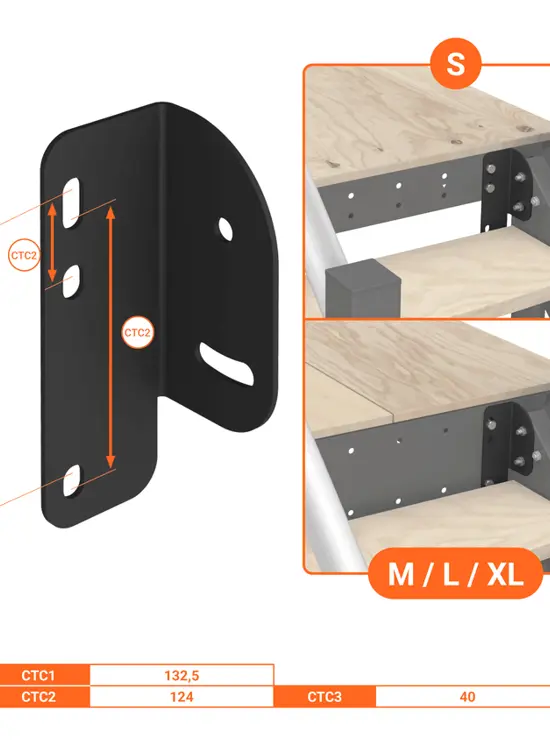 Scala Comoda 54° Gradini in Acciaio