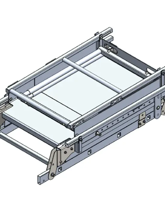 Piattaforma telescopica per vani ascensore