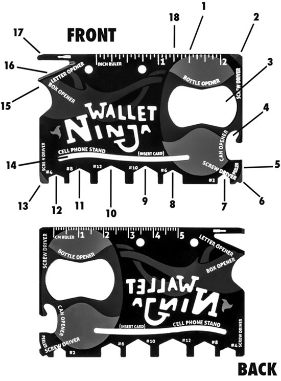 Wallet Ninja Multifunzione