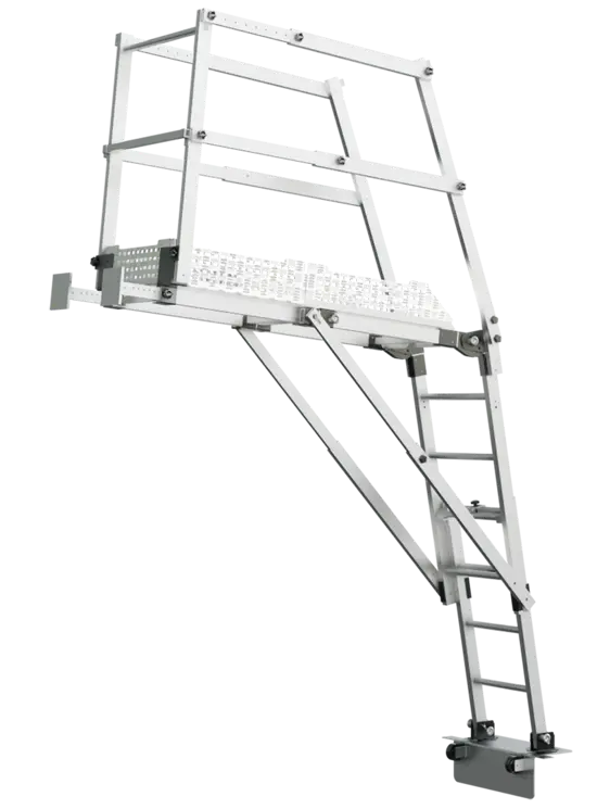 Piattaforma telescopica per vani ascensore