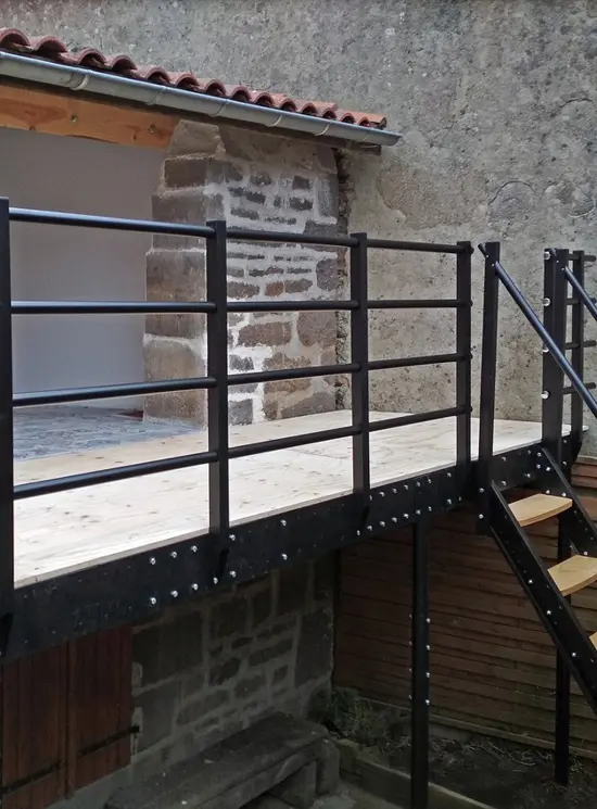 BALAUSTRA A 4 CORRIMANI ALTEZZA cm 100