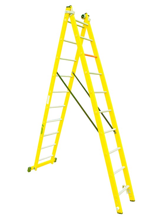 V2E Scala a 2 tronchi 100% vetroresina