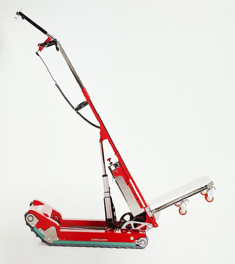 Carrello Elettrico Saliscale Cingolato per Serramenti