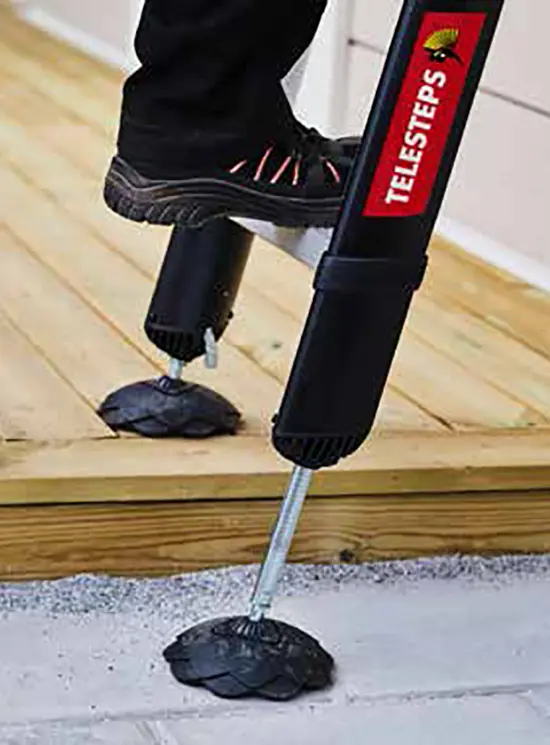 Safety feet - Gambe telescopiche di sicurezza per scale Telesteps