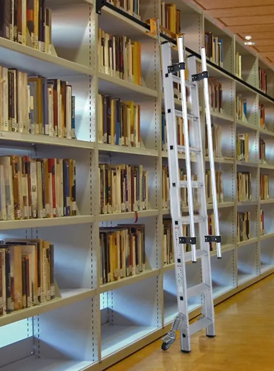 Scale per scaffali scorrevoli su binario