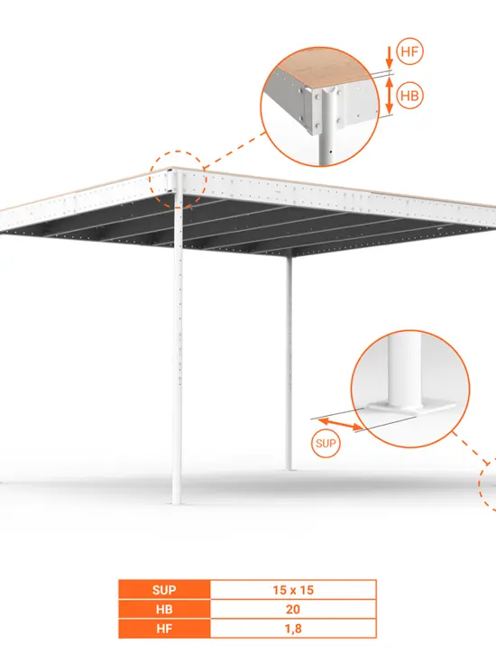 SOPPALCO IN ACCIAIO TM15