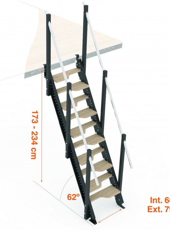 Scala Gradini Alternati 62°