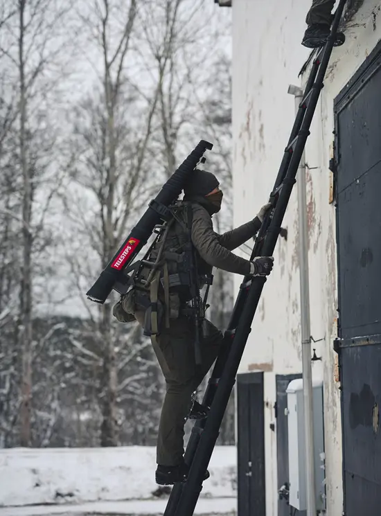 Scala Militare Tattica Telesteps - Scala telescopica ultracompatta per Forze Speciali