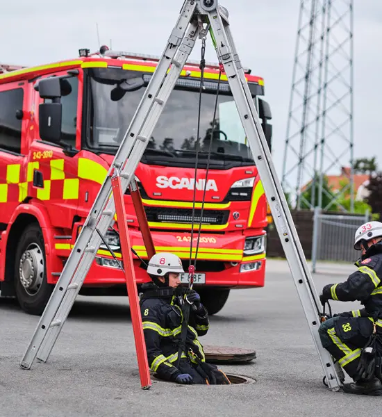 Scale componibili multiposizione per Vigili del fuoco