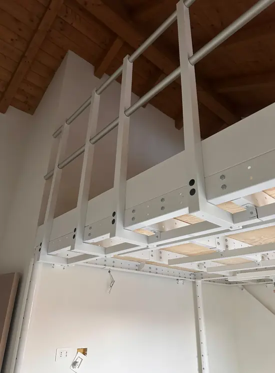 BALAUSTRA CON FERMAPIEDE ALTEZZA cm 110