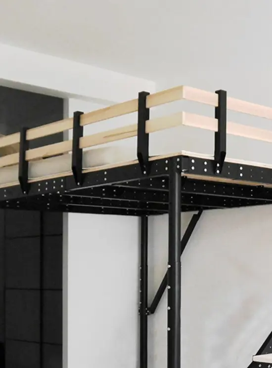 SOPPALCO IN ACCIAIO TS8 LOFTBED