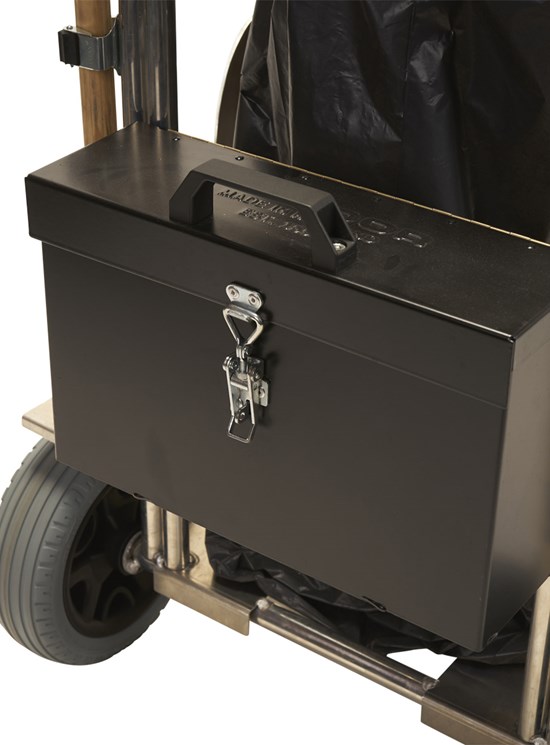 Carrello in alluminio per rifiuti