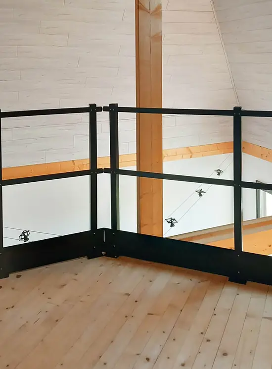 BALAUSTRA UNIVERSALE CON FERMAPIEDI cm 110