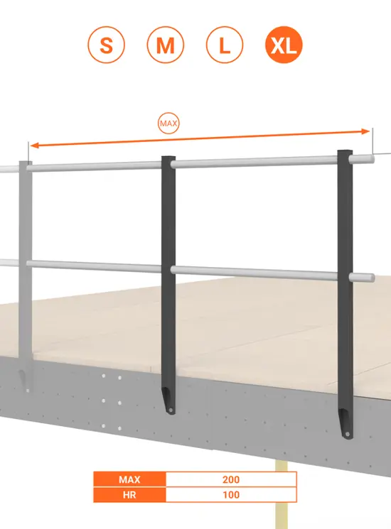 BALAUSTRA ALTEZZA cm 100