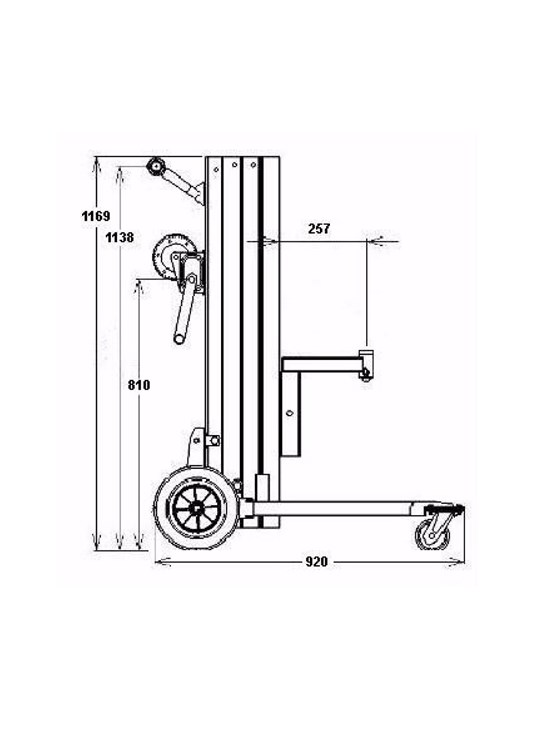 Sollevatore manuale leggero BD1