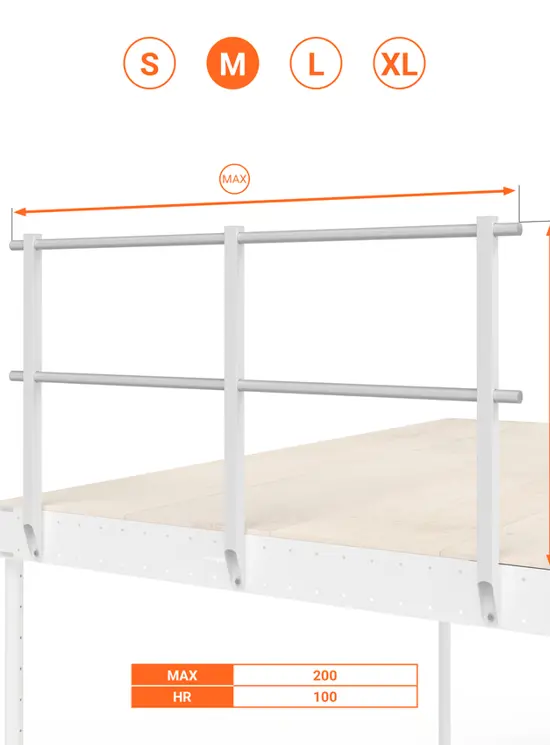 BALAUSTRA ALTEZZA cm 100