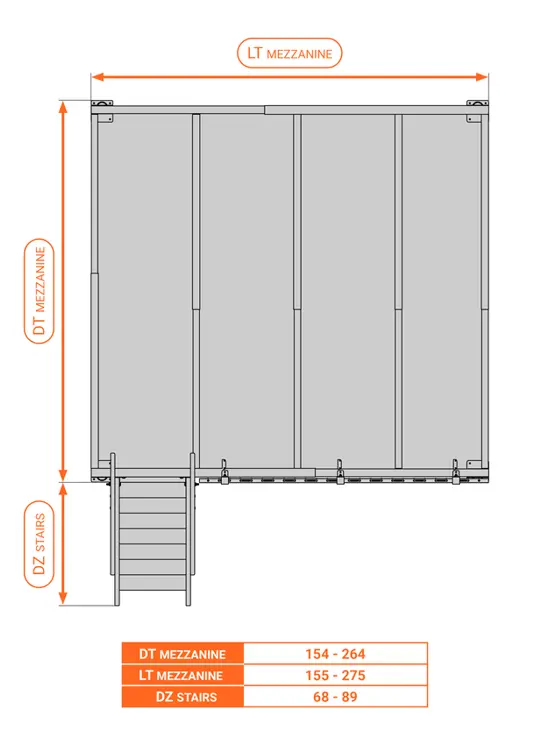SOPPALCO IN ACCIAIO TS8 SCALA LEGNO