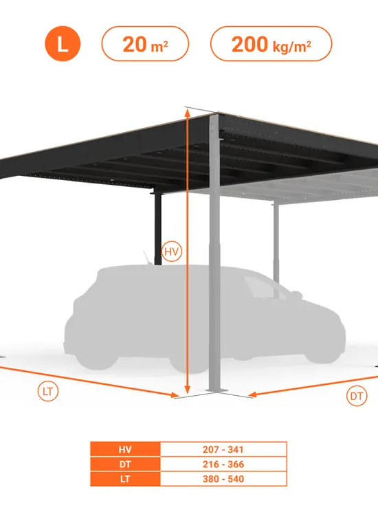 SOPPALCO IN ACCIAIO TL20 NERO CON SCALA COMODA