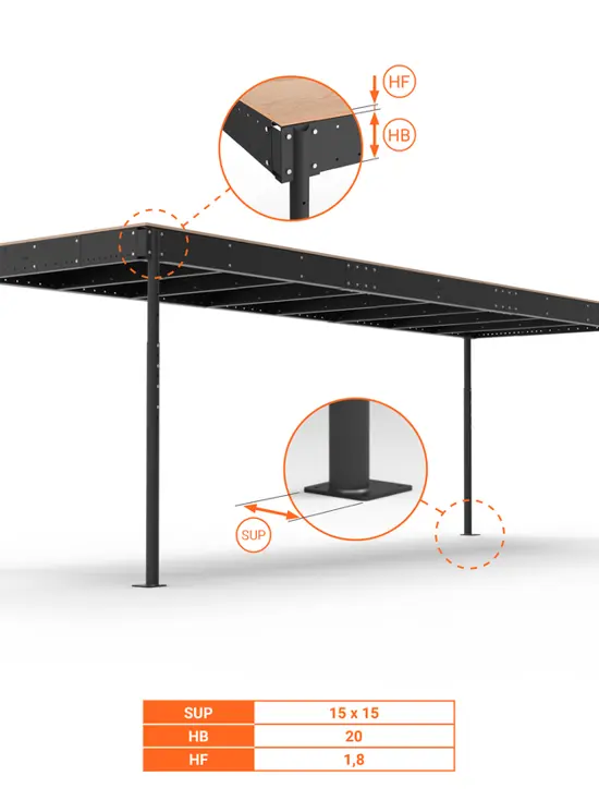 SOPPALCO IN ACCIAIO TM10