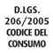 D.LGS. 206/2005 Codice del consumo