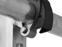 Tempo Shuttle steiger met liftsysteem voor fotovoltaïsche panelen