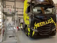 Aluminium en stalen platform voor vrachtwagens