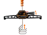 Laddervergrendelingshaken voor SECURIBAT bagagerekken