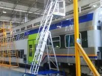 Platform schuifladder