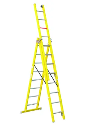 V3E 3-delige ladder 100% glasvezel