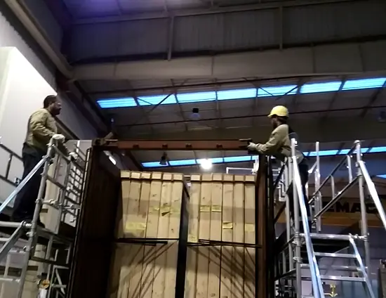 Speciale structuur voor containers