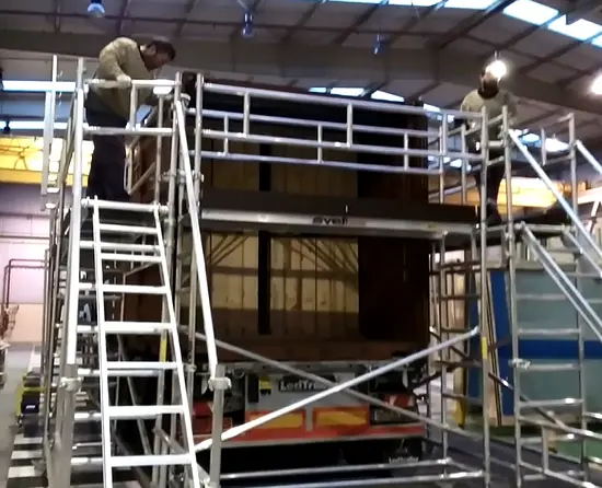 Speciale structuur voor containers